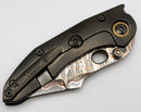Marfione Custom Knives & Borka Blades Stitch w/ Double star Grind Vegas Forge San Mai Copper and 1075 w/ DLC