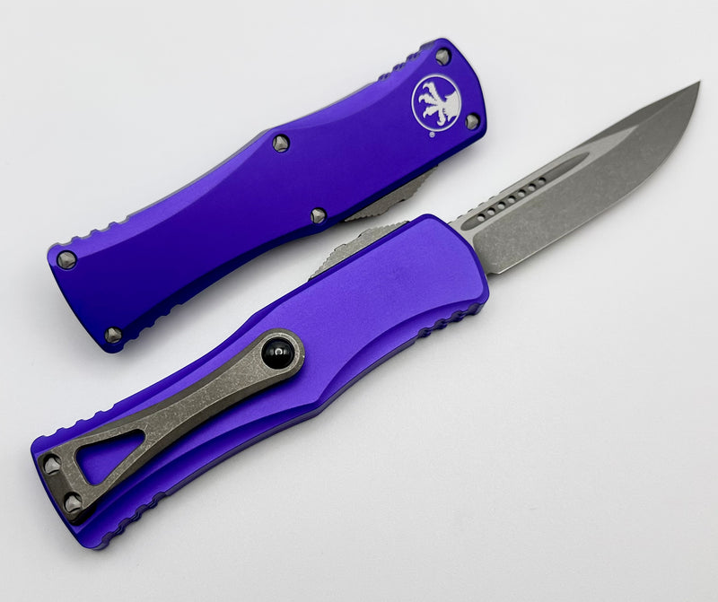 Microtech Hera Single Edge Apocalyptic Standard & Purple 703-10APPU