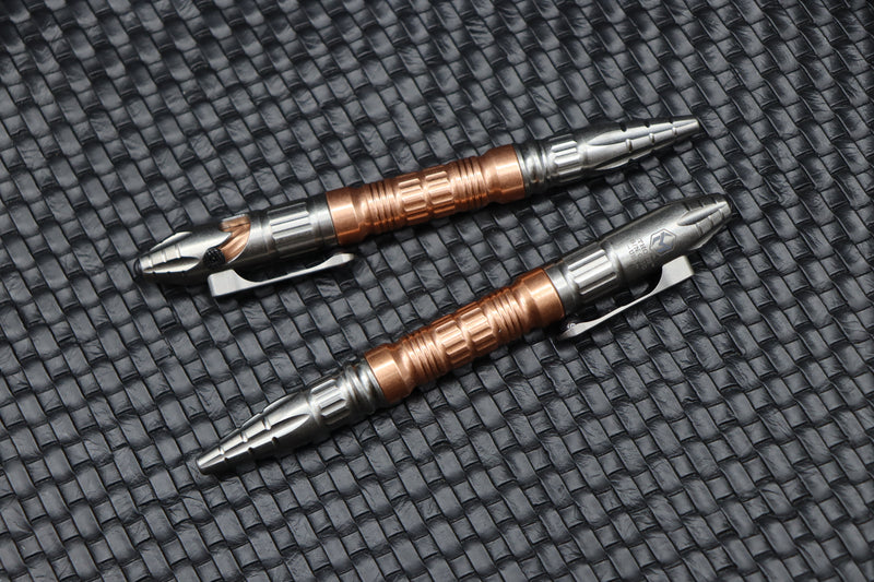 Heretic Knives Thoth Pen w/ Titanium & Copper H038-Ti/Cu