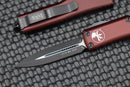 Microtech UTX-85 Double Edge Black Standard & Merlot 232-1MR