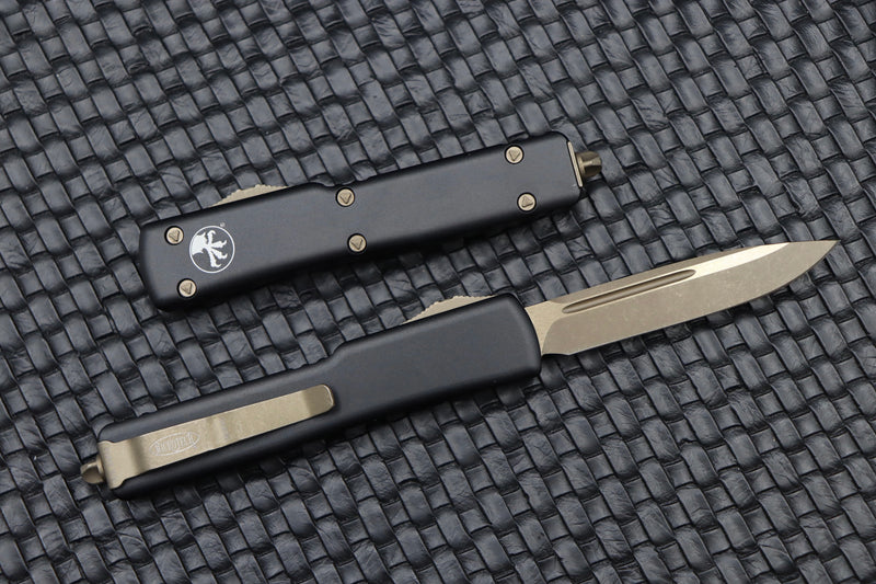 Microtech UTX-70 Single Edge Bronze Apocalyptic 148-13AP