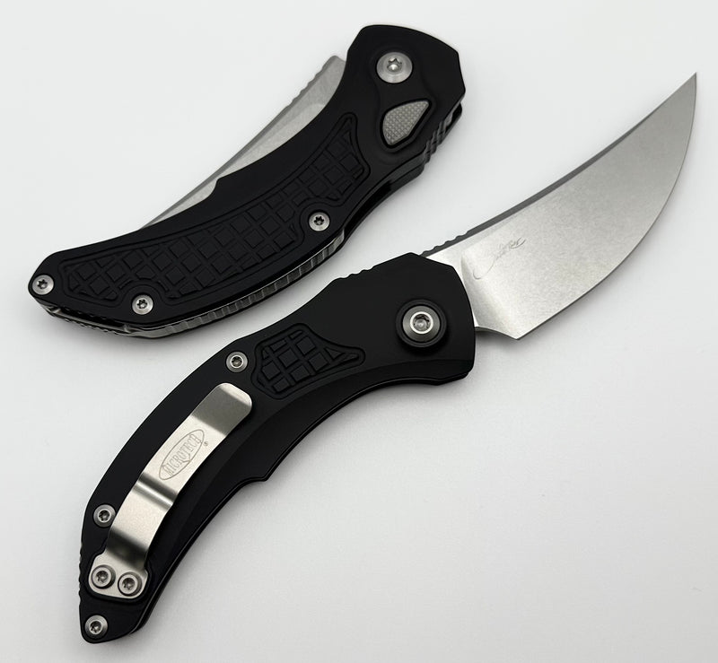 Microtech Knives & Bastinelli Brachial Black & Stonewash Standard 268A-10