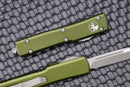 Microtech UTX-70 Single Edge Apocalyptic Standard & OD Green 148-10APOD