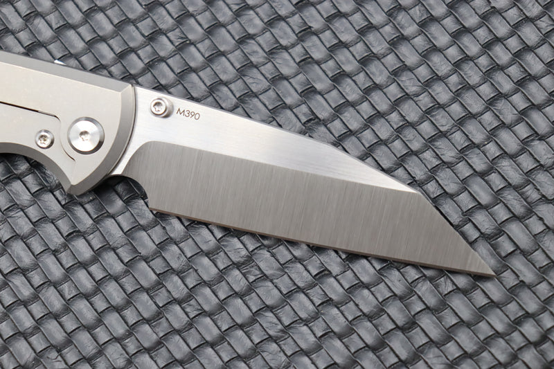 Chaves Knives Ultramar 229 Sangre Wharncliffe M390 & Stonewash Titanium