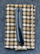 Kansept Knives Hazakura Black & White Micarta T1019C4