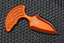 Heretic Knives Sleight Modular Push Dagger Orange Ano & DLC Blade w/ Teklok