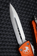 Microtech Combat Troodon Satin Standard Double Edge & Orange 142-4OR