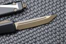 Microtech Ultratech Molon Labe Tanto Bronze Apocalyptic & Black/Bronze Signature Series 123-13MLS