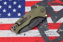 Medford Scout M/P Praetorian OD Green G10 & PVD D2 Blade w/ PVD Hardware/Clip/Breaker