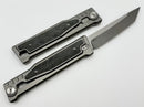 Reate EXO Exoskeleton Design Titanium/Black Micarta & CPM-3V Tanto