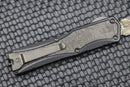 Heretic Knives Colossus Fat Carbon & Baker Forge Damascus Double Edge