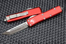 Microtech UTX-85 Tanto Satin Standard & Red 233-4RD