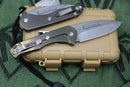 Medford Praetorian Slim Drop Point Tumbled S35VN & Bronze Ano