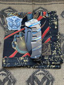 Medford Knife Praetorian T Flamed & Blue with S35 Tanto 103-218