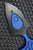 Heretic Knives Sleight Modular Push Dagger Blue Ano & DLC Blade w/ Teklok
