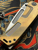 Medford Marauder H S35VN Drop Point Bronze & PVD