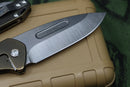 Medford Praetorian Slim Drop Point Tumbled S35VN & Bronze Ano