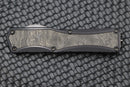 Heretic Knives Colossus Fat Carbon & Baker Forge Damascus Recurve