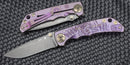 Spartan Blades Harsey Folder 2022 Special Edition Purple Plague Doctor & Damascus