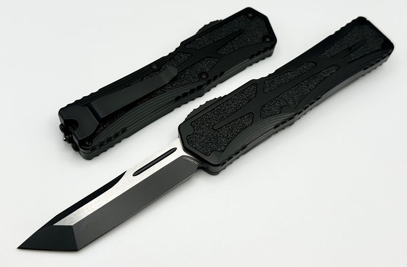 Heretic Knives Colossus Black Tactical Tanto Edge Magnacut H040-10A-T