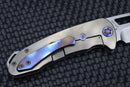 Medford Knife On Belay Tumbled S35 & Tumbled Handles w/ Flamed Hardware/Clip