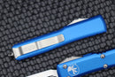 Microtech Ultratech Blue & Double Edge Satin Standard 122-4BL