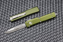 Microtech UTX-70 Single Edge Apocalyptic Standard & OD Green 148-10APOD