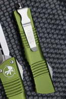 Microtech Combat Troodon OD Green w/ Double Edge Stonewash  142-10OD