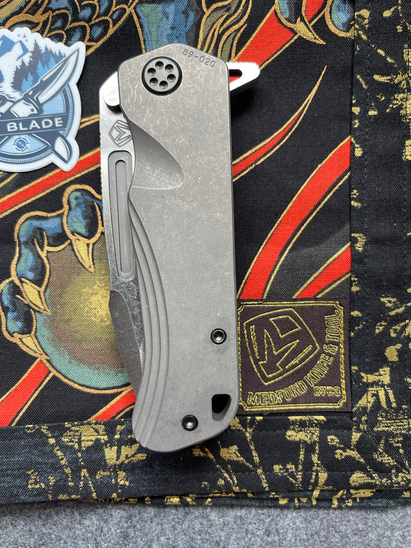 Medford Knife Proxima Tumbled S35 & PVD Hardware