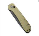 Civivi Elementum Button Lock Olive Green Micarta C2103B