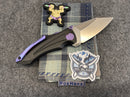 Jake Hoback Knives Sumo Black Purple