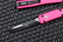 Microtech UTX-70 Single Edge Black Standard & Pink 148-1PK