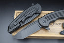Jake Hoback Knives Husky DLC Titanium & DLC Nitro-V