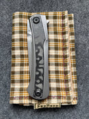 Kansept Knives Kratos Black Rose Carbon Fiber Inlaid K1024A5