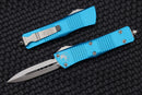 Microtech Troodon Double Edge Stonewash Standard & Turquoise 138-10TQ