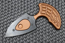 Heretic Knives Sleight Modular Push Dagger Bronze Ano & DLC Blade w/ Teklok
