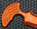 Heretic Knives Sleight Modular Push Dagger Orange Ano & DLC Blade w/ Teklok