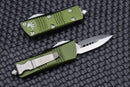 Microtech Troodon Mini Satin Double Edge & OD Green 238-4OD