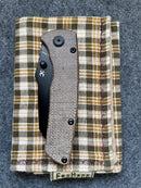 Kansept Knives Main Street Brown Canvas Micarta T1015A4