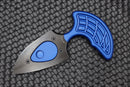 Heretic Knives Sleight Modular Push Dagger Blue Ano & DLC Blade w/ Teklok