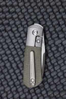 Pena Knives X-Series Micro Apache w/ Green Micarta