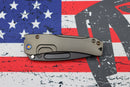 Medford Knife Slim Midi PVD S35 Tanto & PVD Handles w/ Flamed Hardware & Brushed/Flamed Clip