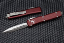 Microtech Ultratech Double Edge Full Serrated Stonewash & Merlot 122-12MR