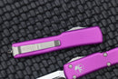 Microtech UTX-70 Double Edge Satin Standard & Violet 147-4VI