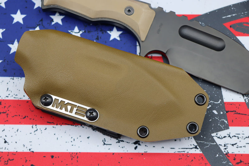 Medford Knife Emperor Fixed Blade PVD D2 & Coyote