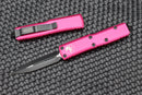 Microtech UTX-85 Double Edge Black & Pink 232-1PK