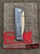 Chaves Scapegoat Exclusive Blue Stonewash Titanium & Belt Grind M390
