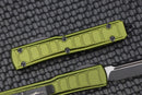 Microtech Ultratech 2 Step Side Single Edge & OD Green Signature Series 121II-1ODS