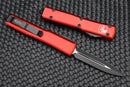 Microtech Ultratech D/E Black Full Serrated & Red 122-3RD