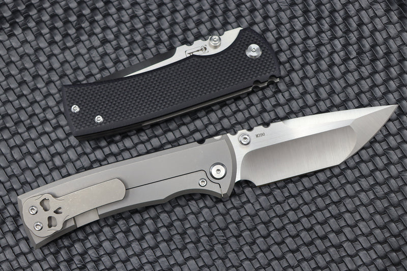 Chaves Knives Redencion  229 Black G-10 & M390 Tanto